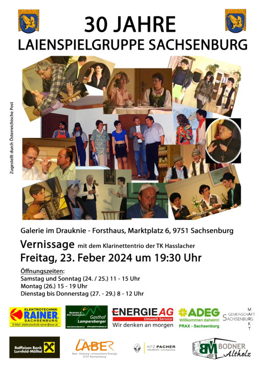 Vernissage 30 Jahre Laienspielgruppe Sachsenburg