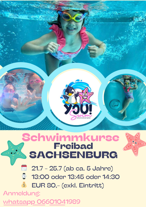 Angebot für Schwimmkurse